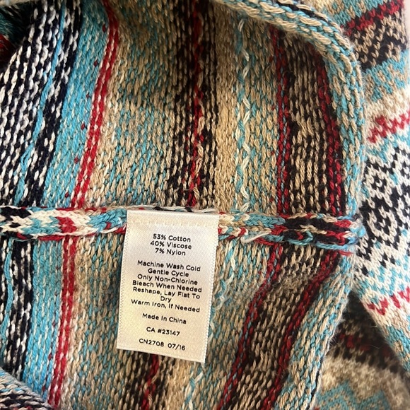 Talbots Stripped Botton Down Cardigan Sweater Size: S - Picture 6 of 7